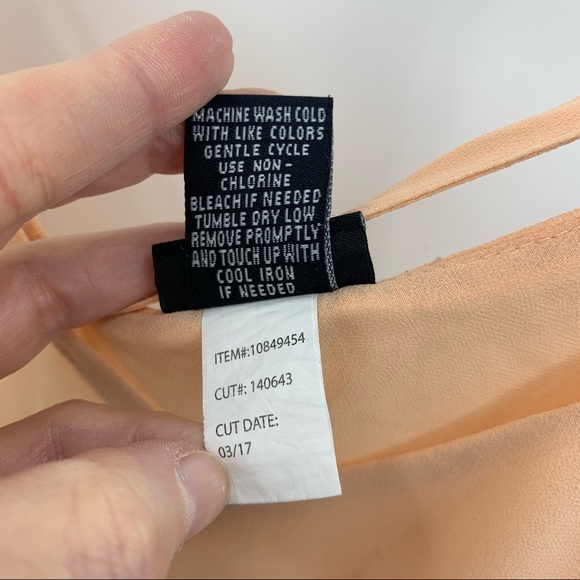 Torrid Blush Strappy Chiffon Swing Cami Top Blouse - Picture 5 of 5